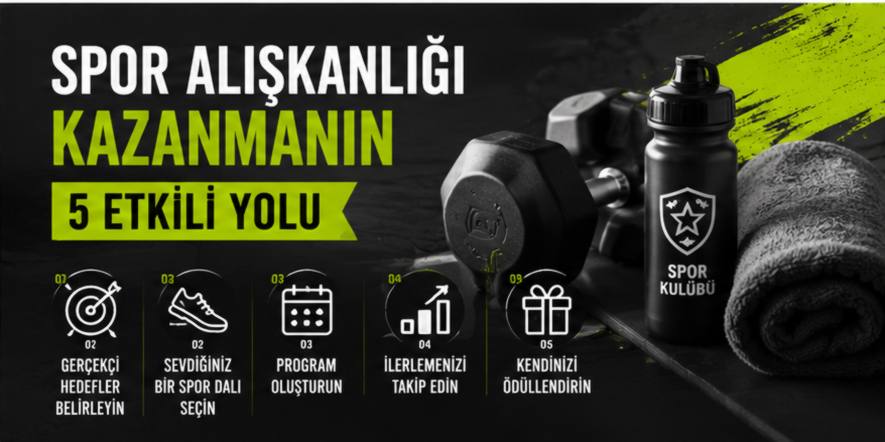 Spor Alışkanlığı Kazanmanın 5 Etkili Yolu